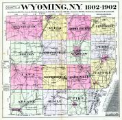 County Map, Wyoming County 1902
